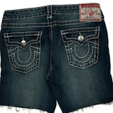 True Religion Denim Shorts - 30W US 4 Dark Wash Denim