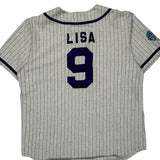 Ash City Pinstripe Jersey - Large Grey Cotton