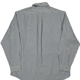 Ralph Lauren Striped Shirt - Large Blue Cotton