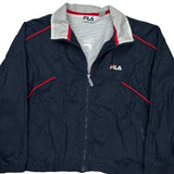 Fila Windbreaker - Large Navy Nylon