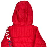 Age 4 Tommy Hilfiger Spellout Puffer - Small Red Polyester