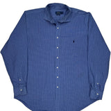 Polo By Ralph Lauren Checked Shirt - 2XL Blue Cotton