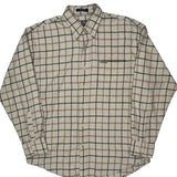 Chaps Ralph Lauren Checked Shirt - Large Beige Cotton