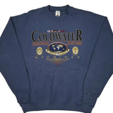 Coldwater Michigan Fruit Of The Loom Graphic Sweatshirt - XL Blue Cotton Blend