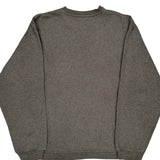 Chaps Ralph Lauren Spellout Sweatshirt - XL Gray Cotton Blend