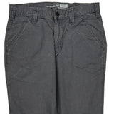 Carhartt Double Knee Carpenter Pants - 32W 31L Gray Cotton