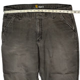 Carhartt Trousers - 38W 30L Grey Cotton