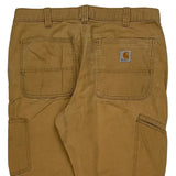 Carhartt Double Knee Carpenter Pants - 34W 30L Brown Cotton