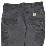 Carhartt Carpenter Trousers - 36W 32L Grey Cotton