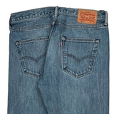 501 Levis Jeans - 32W 35L Blue Cotton