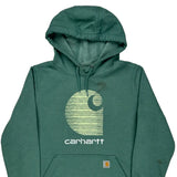 Carhartt Hoodie - Medium Green Cotton