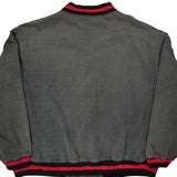 Thunder Swingster Nascar Bomber Jacket - 2XL Gray Cotton Blend