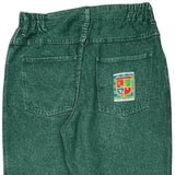 Best Company Graphic Jeans - 31W US 10 Green Cotton
