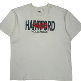 Hartford Hawks Volleyball Nike College T-Shirt - Large White Cotton