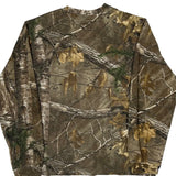 Scent Blocker Camo Long Sleeve T-Shirt - Large Brown Cotton Blend