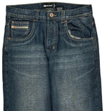 Royal Blue Jeans - 34W 32L Dark Wash Cotton Blend