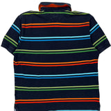 Tommy Hilfiger Striped Polo Shirt - Large Multicoloured Cotton