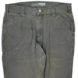 Carhartt Carpenter Trousers - 32W 30L Grey Cotton