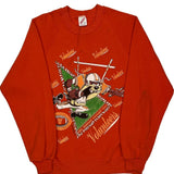 Volunteers Jerzees Graphic Sweatshirt - Large Orange Cotton Blend