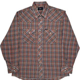 Wrangler Checked Flannel Shirt - Large Multicoloured Cotton