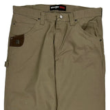 Wrangler Carpenter Trousers - 36W 32L Khaki Cotton