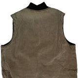 Made In USA Carhartt Gilet - 2XL Brown Cotton