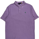 Ralph Lauren Polo Shirt - 2XL Purple Cotton