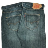 501 Levis Jeans - 35W 32L Blue Cotton