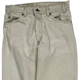 Levis Jeans - 31W 30L Beige Cotton