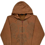 Sean John Hoodie - XL Brown Cotton Blend