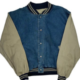 Hartwell Varsity Jacket - XL Beige Cotton