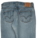 501 Levis Jeans - 33W 30L Light Wash Denim