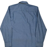 Tommy Hilfiger Striped Shirt - Large Blue Cotton