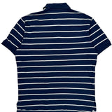 Polo By Ralph Lauren Striped Polo Shirt - XL Blue Cotton