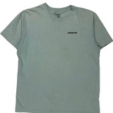 Patagonia Logo Patagonia T-Shirt - Large Green Cotton