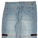 Francois Girbaud Cargo Trousers - 41W 22L Light Wash Denim