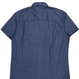 Authentic Classic Apparel Hilfiger Denim Short Sleeve Shirt - XL Blue Cotton