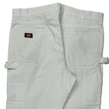 Dickies Carpenter Trousers - 36W 31L White Cotton