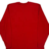 Carhartt Long Sleeve T-Shirt - Large Red Cotton