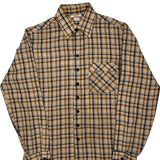 Levis Checked Shirt - Medium Brown Cotton