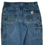Carhartt Carpenter Jeans - 33W 33L Blue Cotton
