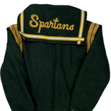 Spartans Delong Varsity Jacket - Large Gold Wool