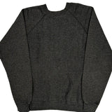 1990'S Blank Made In USA Tultex Sweatshirt - Large Grey Cotton Blend