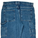 Faded Glory Carpenter Jeans - 36W 32L Blue Cotton