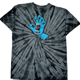 Speed Wheels Santa Cruz Tie-Dye T-Shirt - Large Gray Cotton