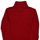Polo By Ralph Lauren 1/4 Zip - Large Red Cotton