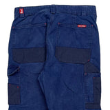 Hard Yakka Cargo Pants - 31W 31L Blue Cotton