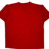 Blank Oneita Single Stitch T-Shirt - XL Red Cotton