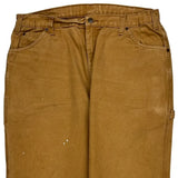 Dickies Carpenter Trousers - 37W 31L Brown Cotton