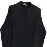 Nike Long Sleeve T-Shirt - Medium Black Cotton